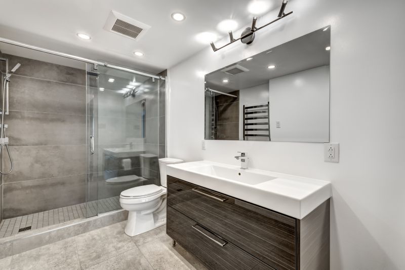 Modern Bathroom with Open Shelving
